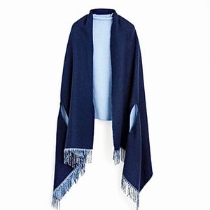 J Crew Cape/ scarf poncho . Reversible